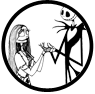 Jack and Sally coloring page