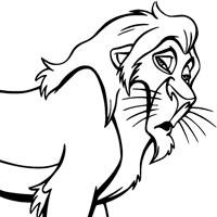 Scar coloring page