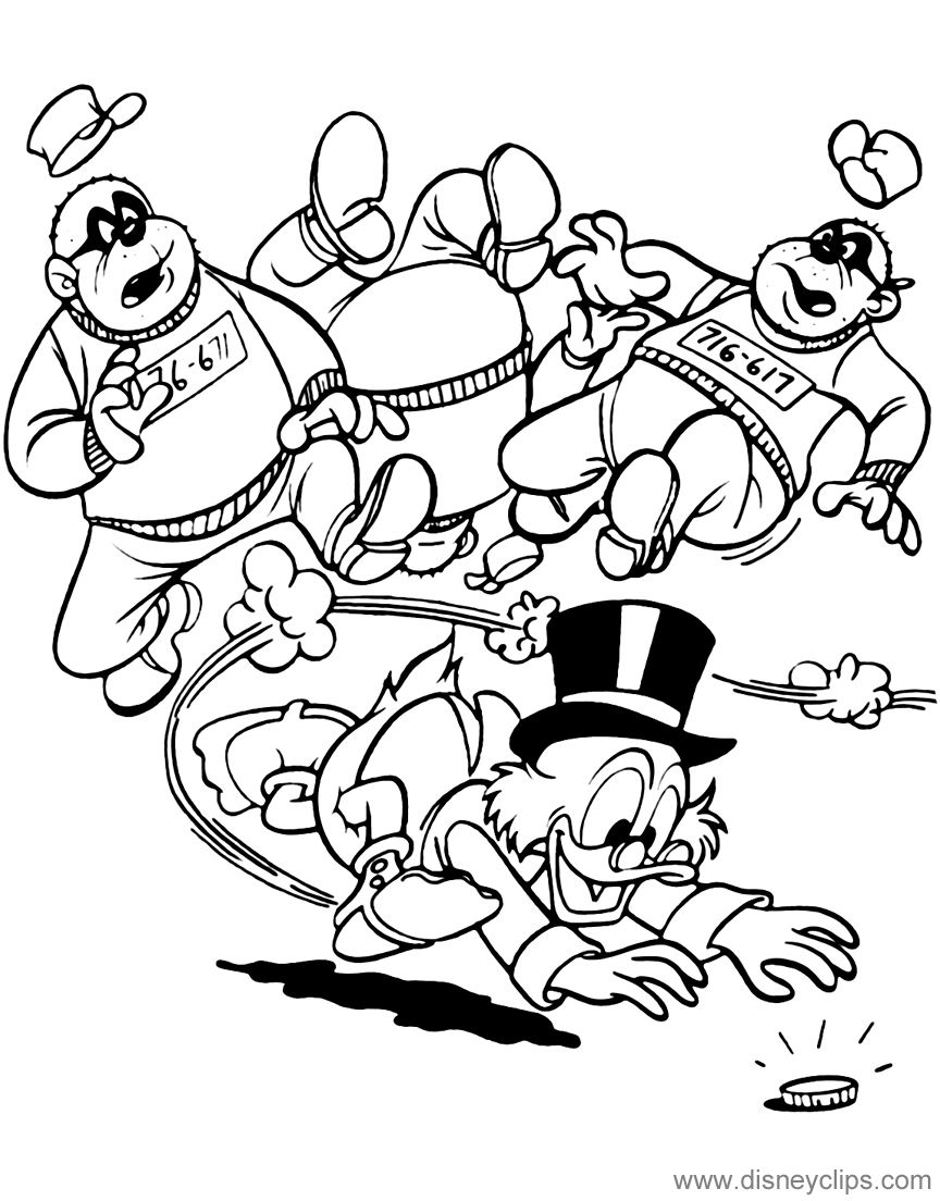 Ducktales Coloring Pages 3 | Disney's World of Wonders