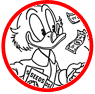 Scrooge McDuck coloring page