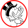 Scrooge McDuck coloring page