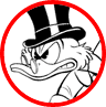 Scrooge McDuck coloring page