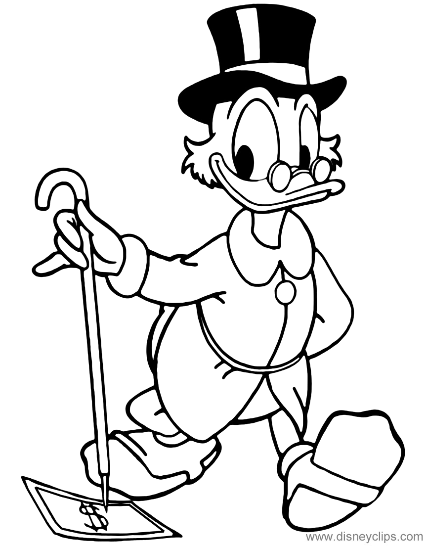 Ducktales Coloring Pages 2 | Disney Coloring Book