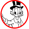 Scrooge McDuck coloring page