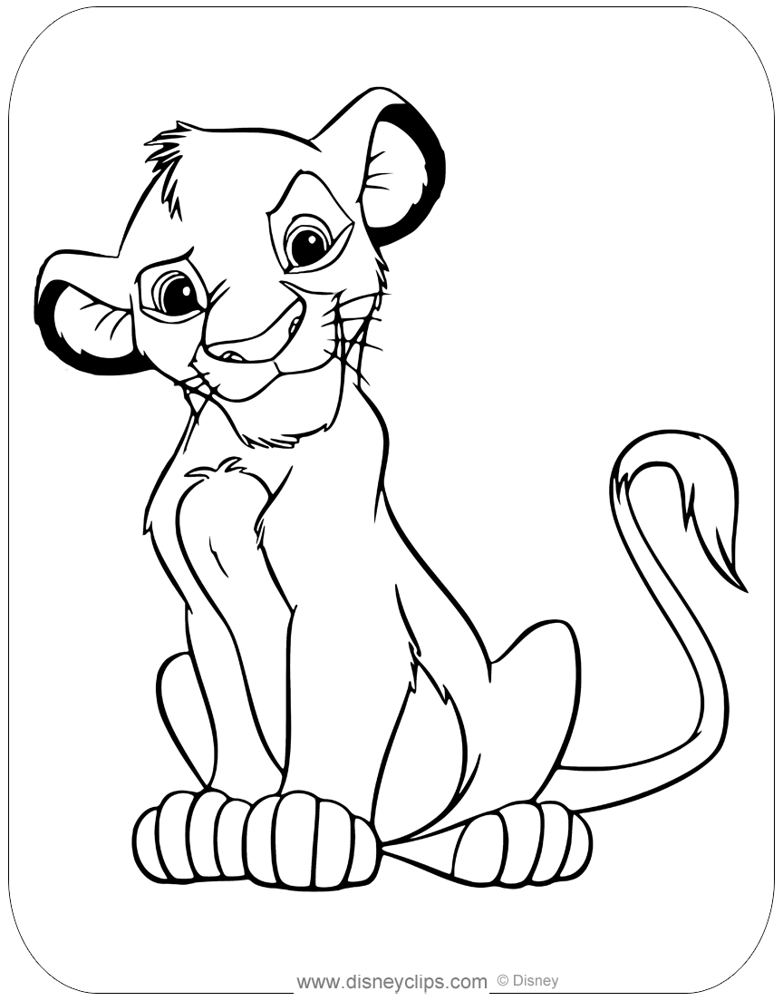 The Lion King Coloring Pages | Disneyclips.com