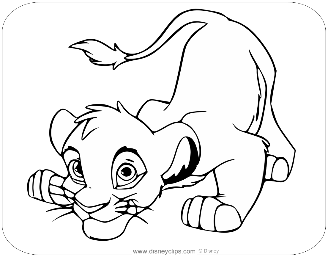 Download The Lion King Coloring Pages | Disneyclips.com