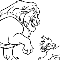 The Lion King coloring page