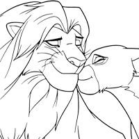 The Lion King coloring page