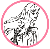 Sleeping Beauty coloring page
