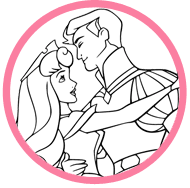 Sleeping Beauty coloring page
