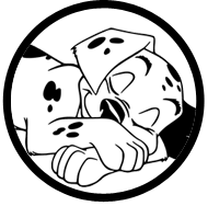 101 Dalmatians puppy coloring page