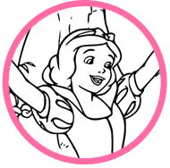 Snow White coloring page