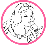 Snow White coloring page