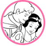 Snow White and the Prince coloring page