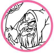 The Witch coloring page