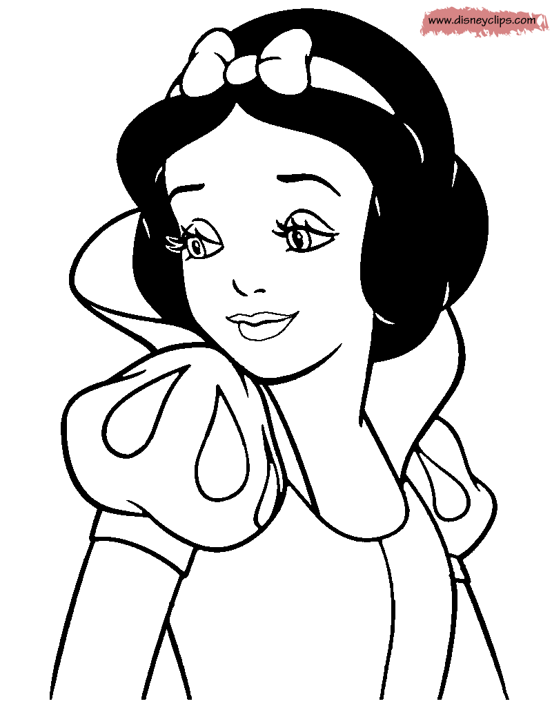 Snow White and the Seven Dwarfs Coloring Pages 20   Disneyclips.com