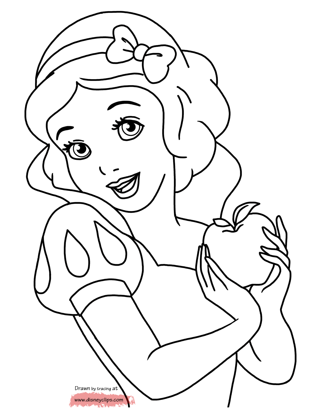 Snow White and the Seven Dwarfs Coloring Pages   Disneyclips.com