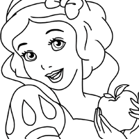 Snow White coloring page