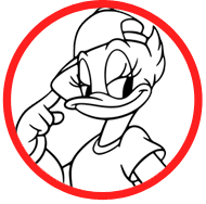 Daisy Duck coloring page