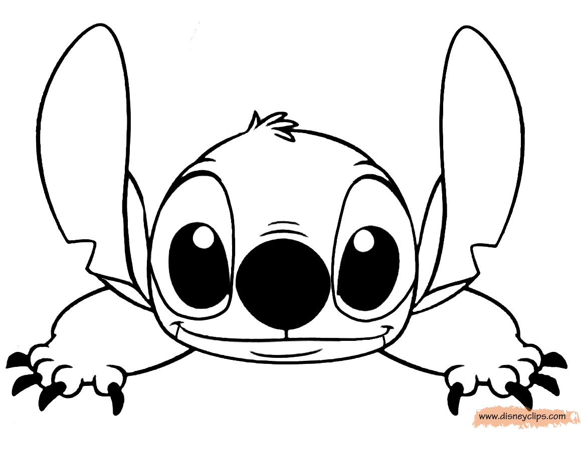 Stitch Drawing For Coloring