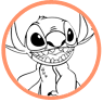 Stitch coloring page