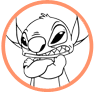 Stitch coloring page