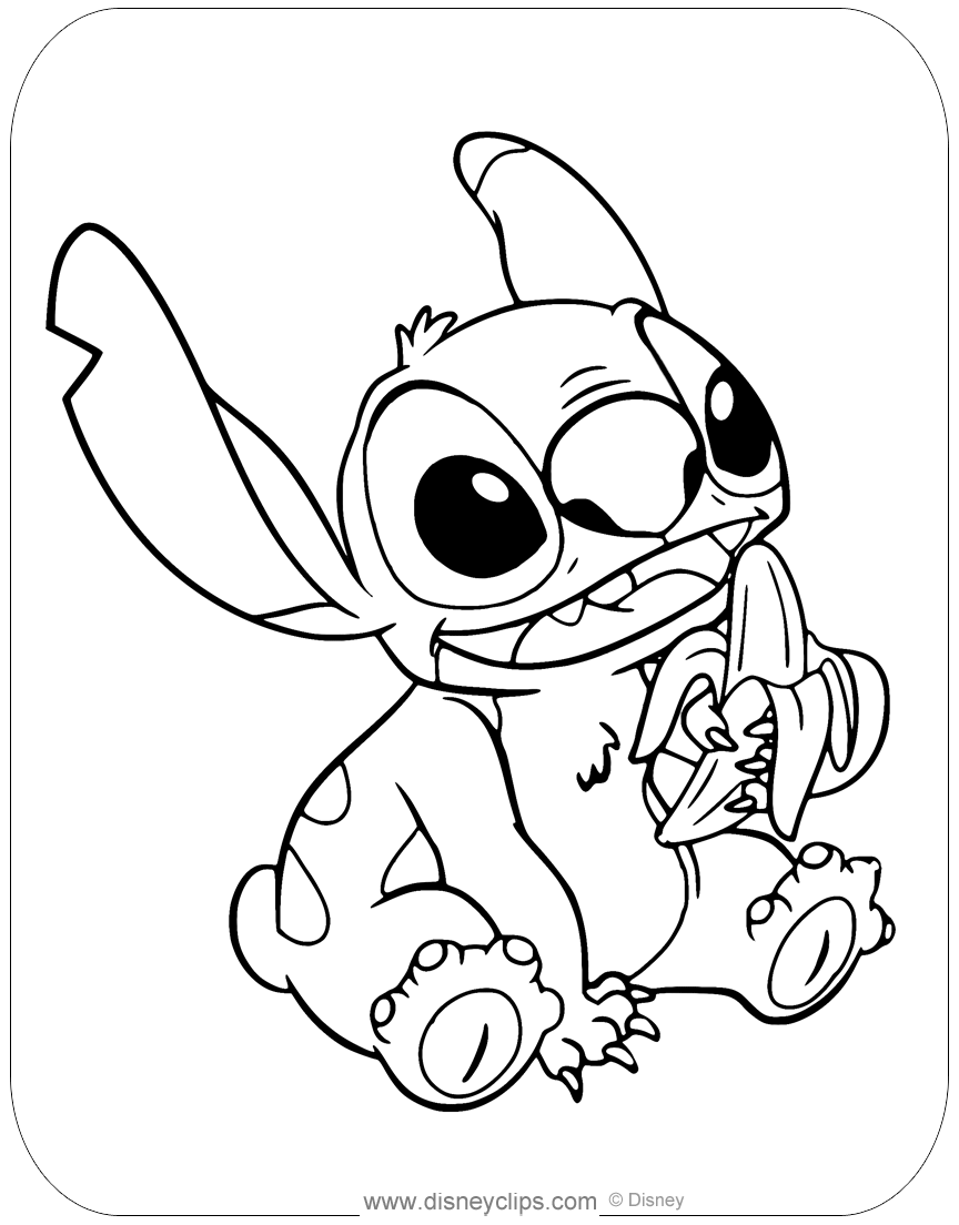 Free Printable Lilo and Stitch Coloring Pages | Disneyclips.com