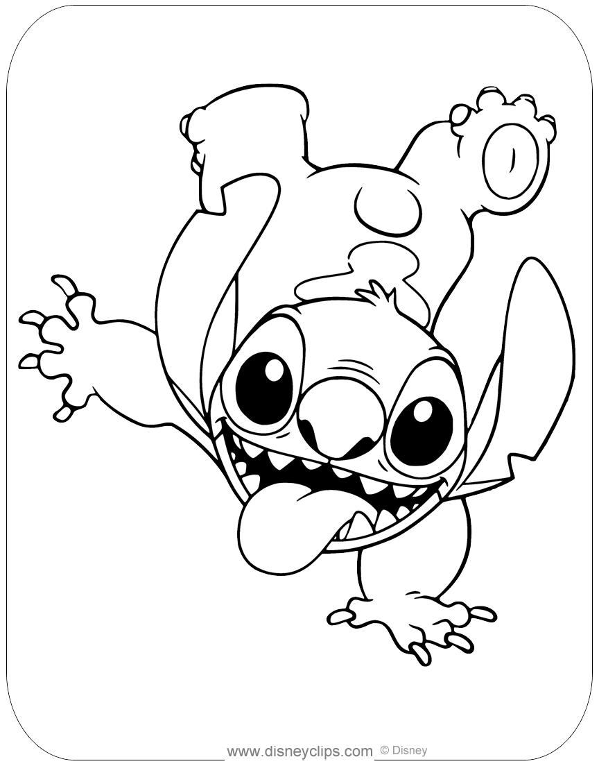 Free Printable Lilo and Stitch Coloring Pages | Disneyclips.com