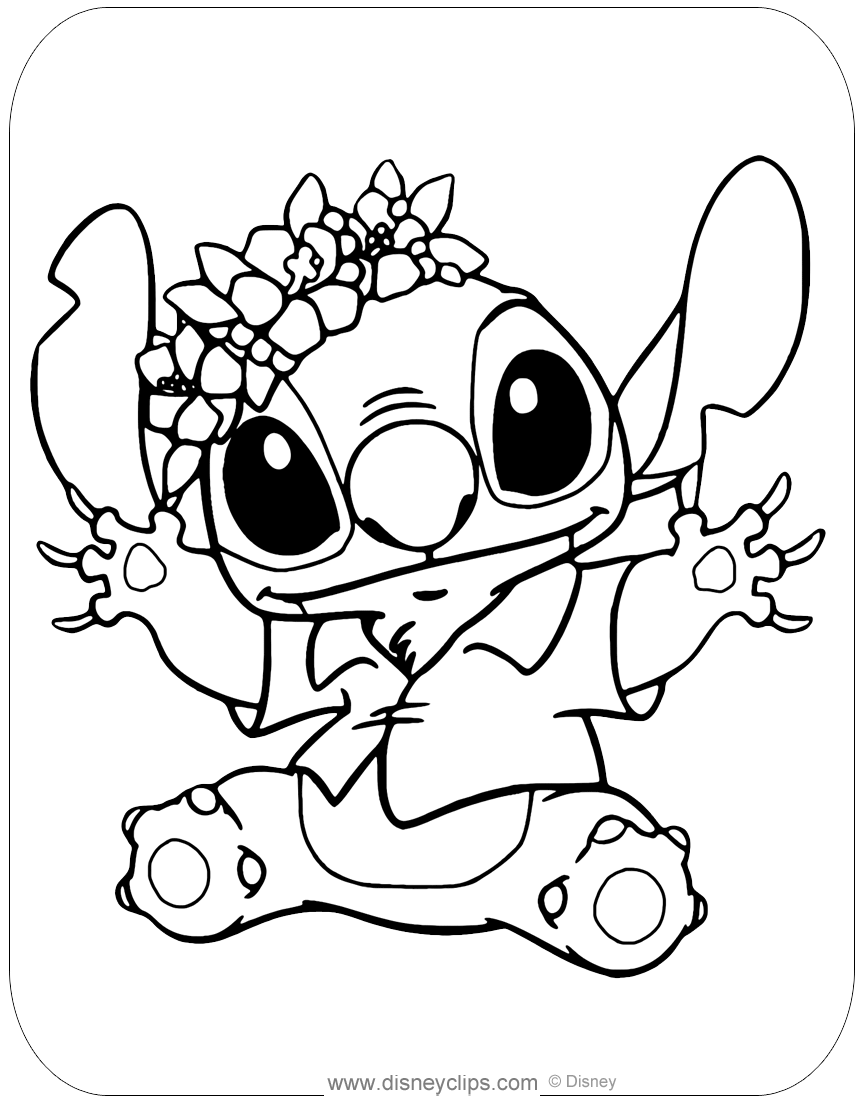 Coloring Pages Disney Lilo And Stitch - 210+ SVG Images File