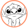 Stitch coloring page