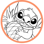 Stitch coloring page