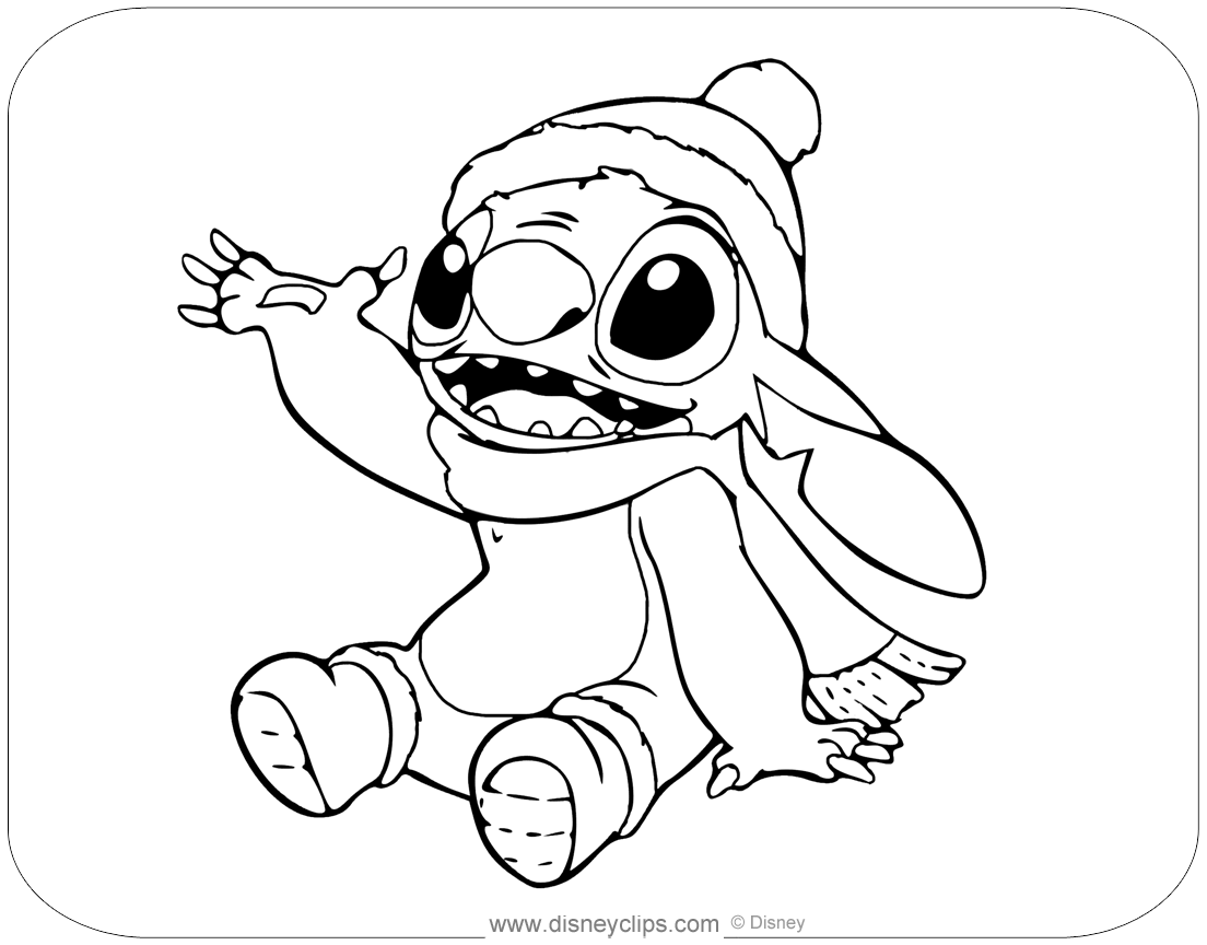 Cute Stitch Coloring Pages Printable | aesthetic guides