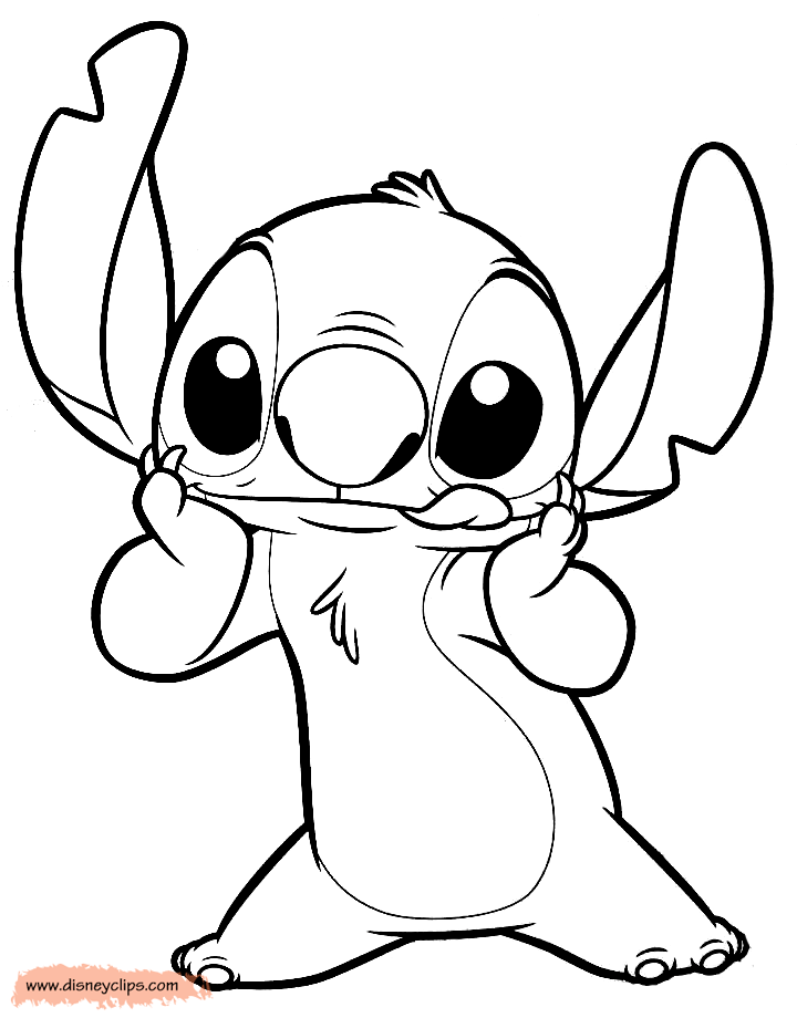 Lilo and Stitch Coloring Pages 2   Disneyclips.com