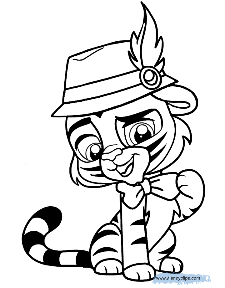 palace pets coloring pages muffin - photo #26