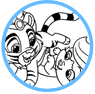 Sultan and Treasure coloring page