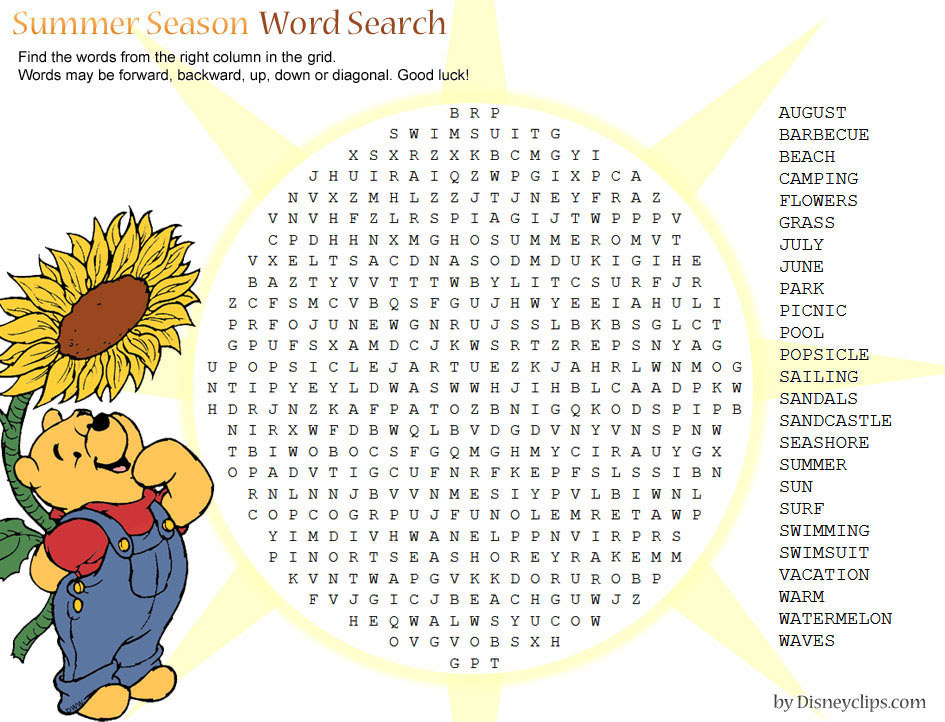 printable disney word search games disneyclips com