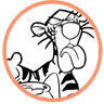 Tigger coloring page