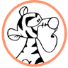 Tigger coloring page