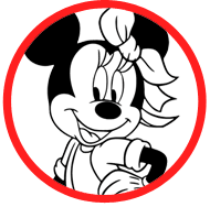 Minnie Mouse coloring page