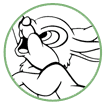 Thumper coloring page