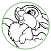 Thumper coloring page