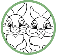Bambi coloring page