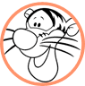 Tigger coloring page