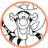 Tigger coloring page
