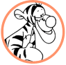 Tigger coloring page