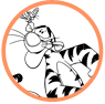 Tigger coloring page