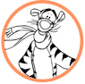 Tigger coloring page