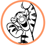 Tigger coloring page