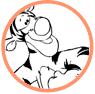 Tigger coloring page
