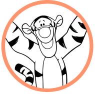 Tigger and Piglet coloring page